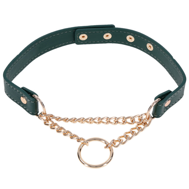 Sex & Mischief Indica Day Collar - Green/Gold