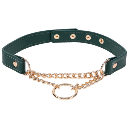 Sex & Mischief Indica Day Collar - Green/Gold