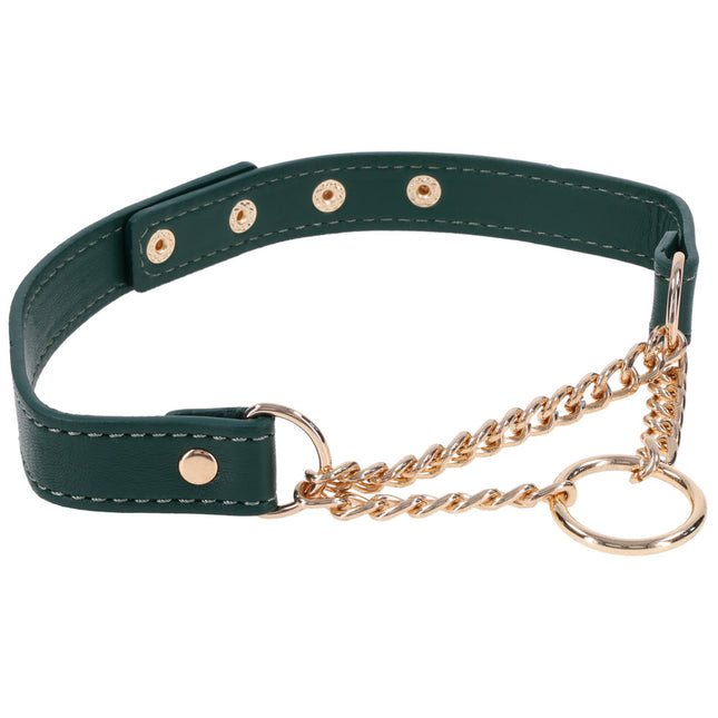 Sex & Mischief Indica Day Collar - Green/Gold