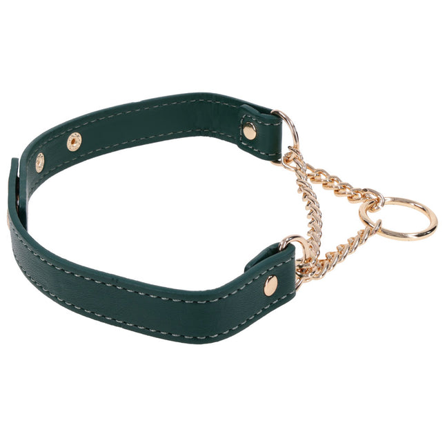 Sex & Mischief Indica Day Collar - Green/Gold