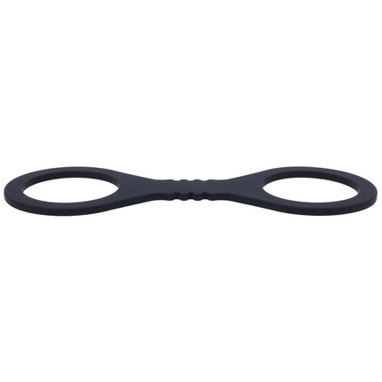 Sex & Mischief Shadow Small Silicone Cuffs - Black
