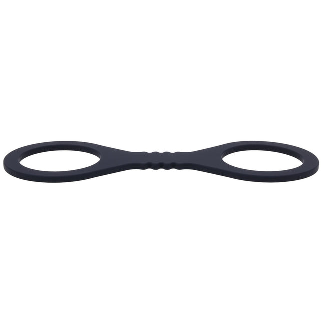 Sex & Mischief Shadow Small Silicone Cuffs - Black