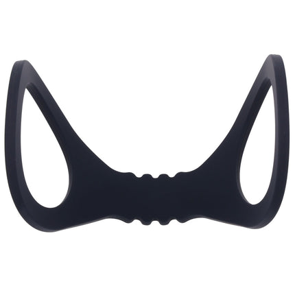 Sex & Mischief Shadow Small Silicone Cuffs - Black