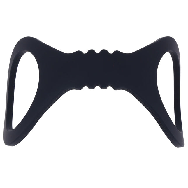 Sex & Mischief Shadow Small Silicone Cuffs - Black