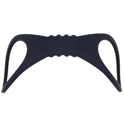 Sex & Mischief Shadow Large Silicone Cuffs - Black