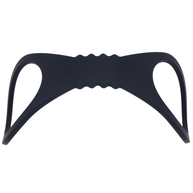 Sex & Mischief Shadow Large Silicone Cuffs - Black