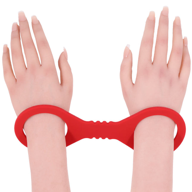 Sex & Mischief Amor Small Silicone Cuffs - Red