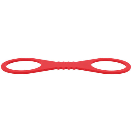 Sex & Mischief Amor Large Silicone Cuffs - Red