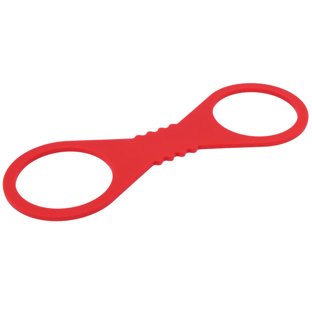 Sex & Mischief Amor Large Silicone Cuffs - Red