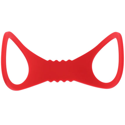 Sex & Mischief Amor Large Silicone Cuffs - Red