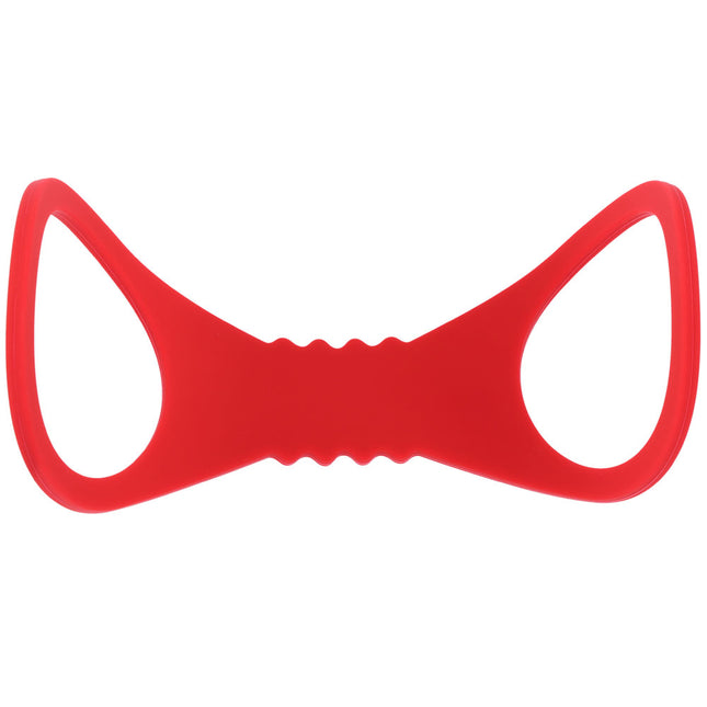 Sex & Mischief Amor Large Silicone Cuffs - Red