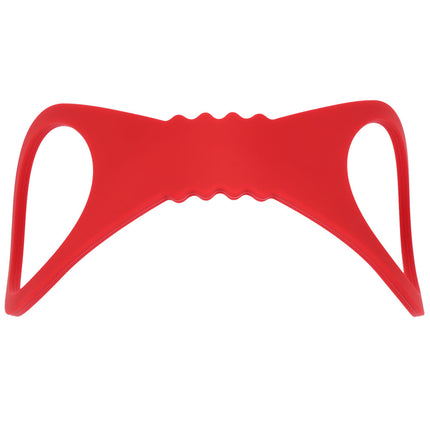 Sex & Mischief Amor Large Silicone Cuffs - Red