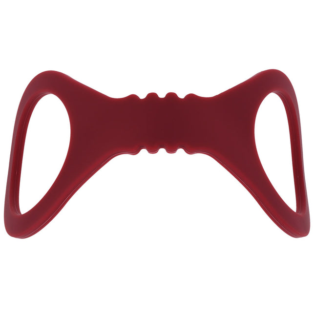 Sex & Mischief Enchanted Small Silicone Cuffs - Burgundy