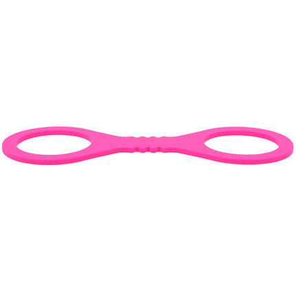 Sex & Mischief Small Hot Pink Silicone Cuffs