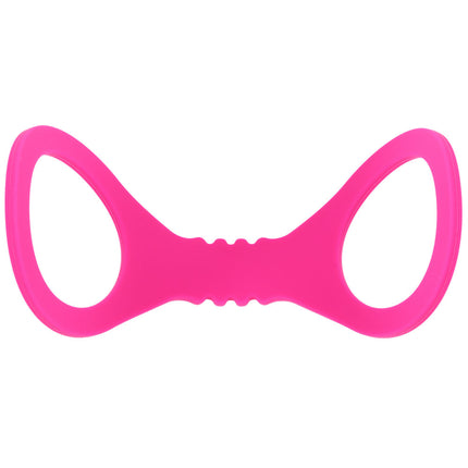 Sex & Mischief Small Hot Pink Silicone Cuffs