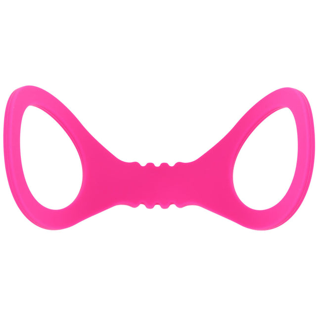 Sex & Mischief Small Hot Pink Silicone Cuffs