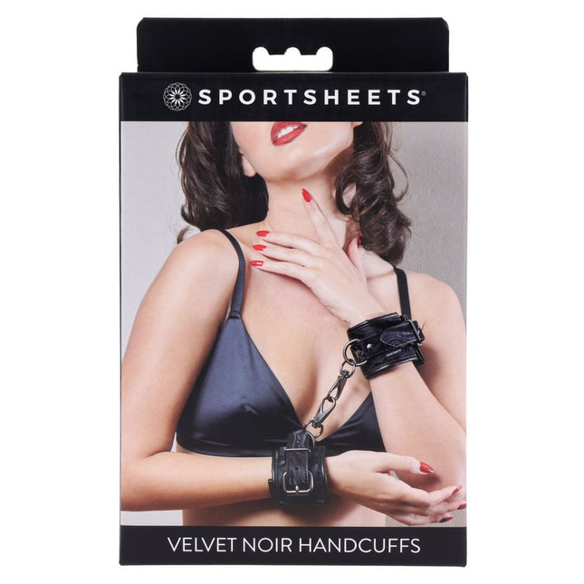 SPORTSHEETS Velvet Noir Silicone Nipple Suckers - Black/Grey (Set of 2)