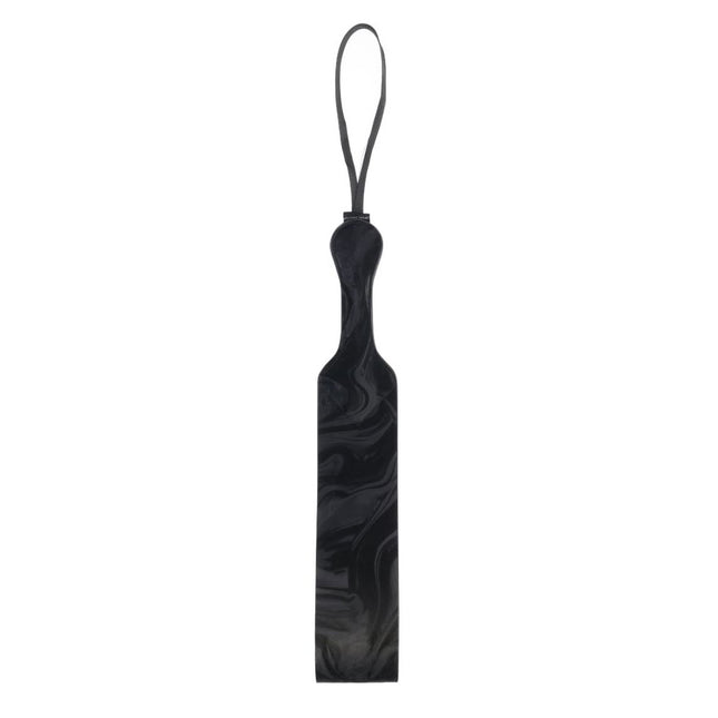 SPORTSHEETS Velvet Noir Loop Paddle - Black 42cm