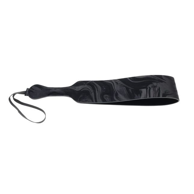 SPORTSHEETS Velvet Noir Loop Paddle - Black 42cm