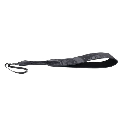 SPORTSHEETS Velvet Noir Loop Paddle - Black 42cm