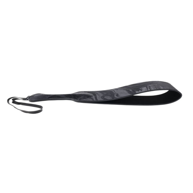SPORTSHEETS Velvet Noir Loop Paddle - Black 42cm