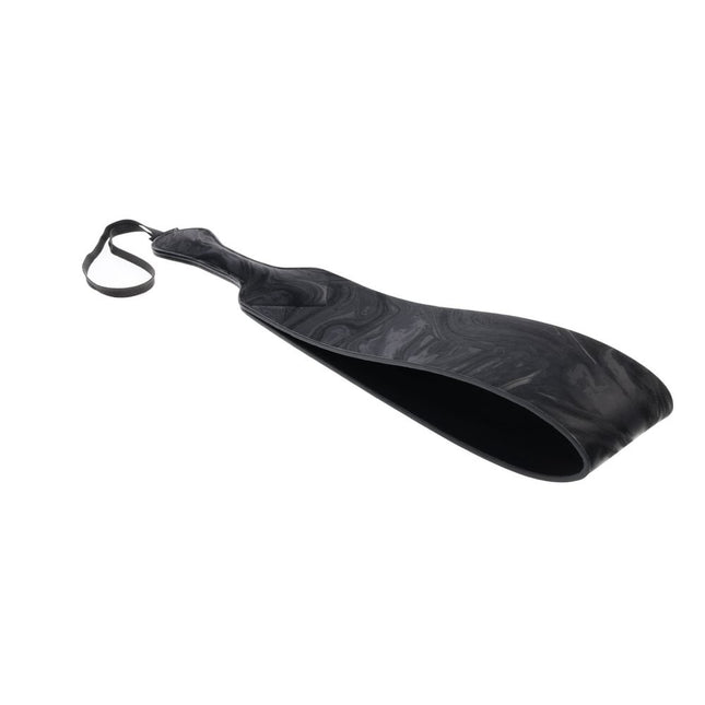 SPORTSHEETS Velvet Noir Loop Paddle - Black 42cm