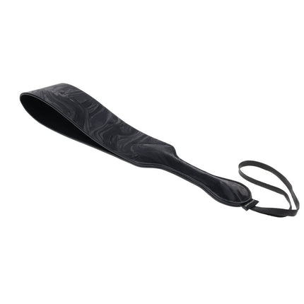 SPORTSHEETS Velvet Noir Loop Paddle - Black 42cm