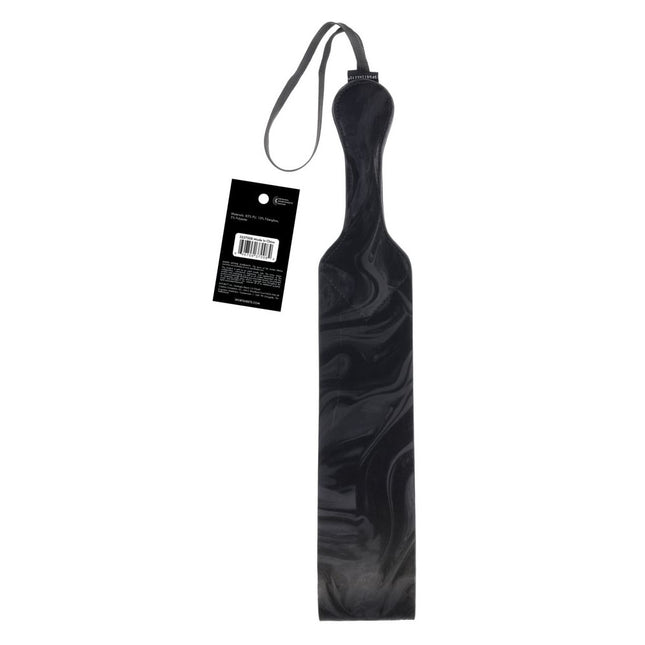 SPORTSHEETS Velvet Noir Loop Paddle - Black 42cm
