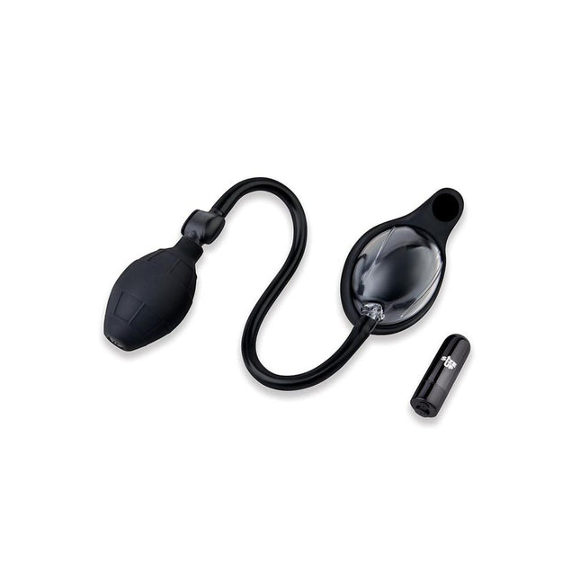 Size Up Vibrating Mini Pussy & Clitoral Pump - Clear