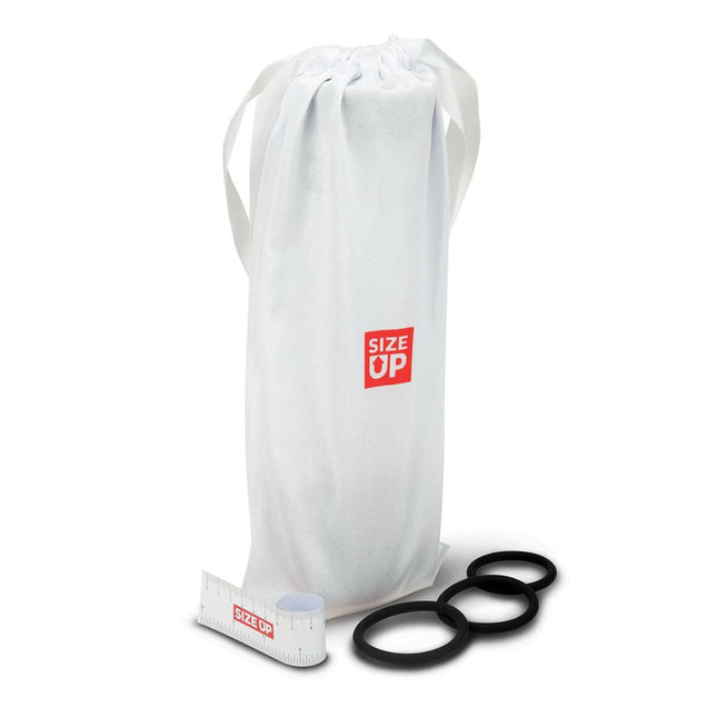 Size Up Classic Pressure Ball Penis Pump in a White Packaging