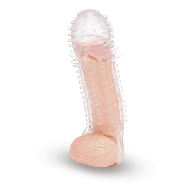 Size Up 1.5 Inch See-Thru Stretch Penis Extender - Clear