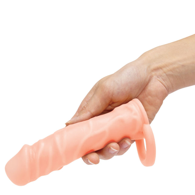 Size Up Realistic Flesh 1 Inch Penis Extension Sleeve