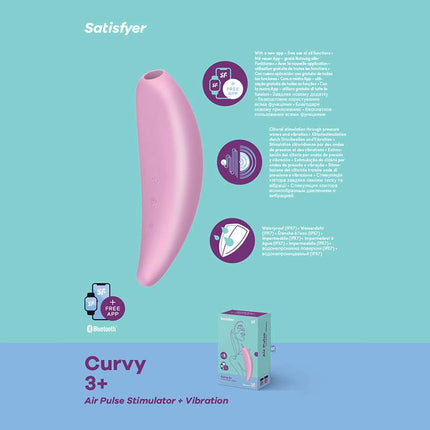 Satisfyer Curvy 3+ Clitoral Stimulator Box
