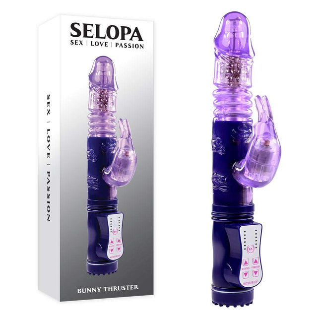 Selopa BUNNY THRUSTER Purple Thrusting Rabbit Vibrator