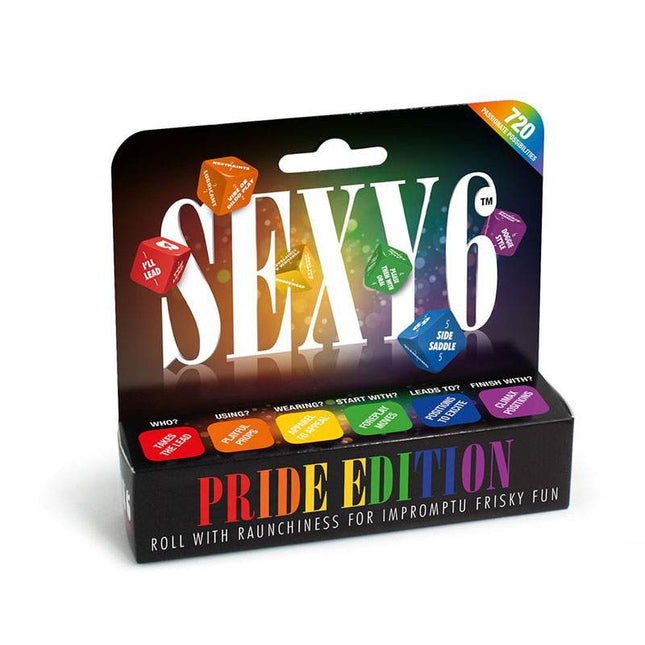 Sexy 6 - Pride Edition Couples Dice Game With unopened Box