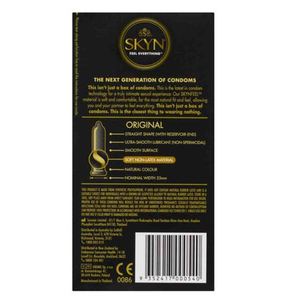 Skyn Original Soft Non-Latex Condoms (20 pk) Information