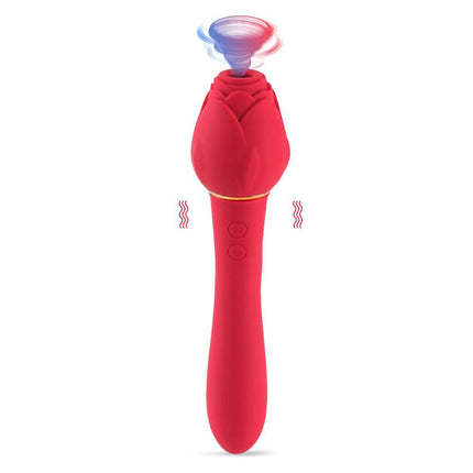Tongue Vagina Clitoral Sucking Rose Vibrator