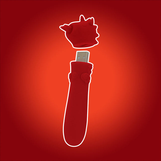 Unihorn USB Blaze Diablo Red Bullet Vibrator
