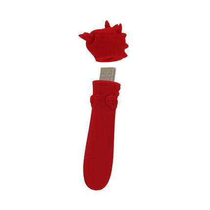 Unihorn USB Blaze Diablo Red Bullet Vibrator