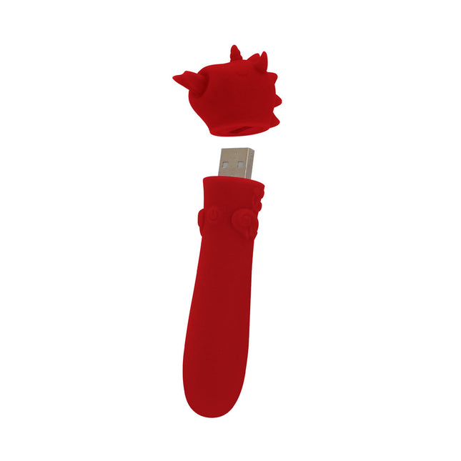 Unihorn USB Blaze Diablo Red Bullet Vibrator