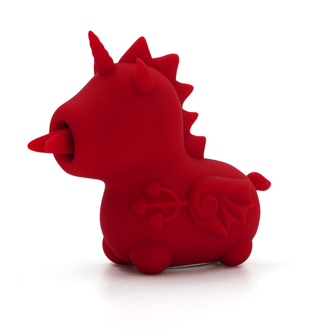 Unihorn Blaze Diablo Red Forked Tongue Flicking Vibrator