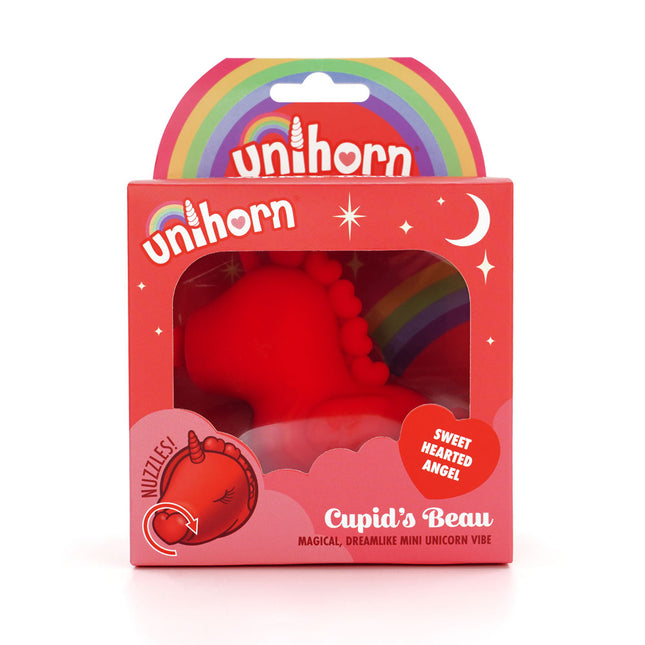 Unihorn Cupid's Beau Red Heart Nosed Stimulator
