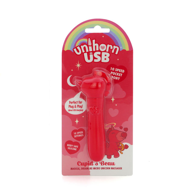 Unihorn USB Cupid's Beau Red Bullet Vibrator