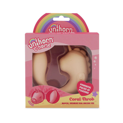 Unihorn C Horse Coral Throb Dual Unicorn Vibrator