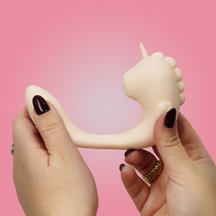 Unihorn C Horse Coral Throb Dual Unicorn Vibrator