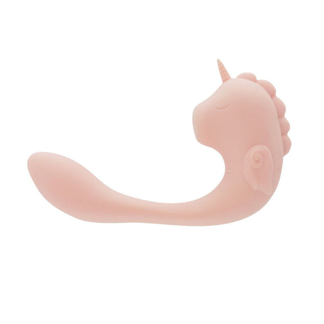 Unihorn C Horse Coral Throb Dual Unicorn Vibrator