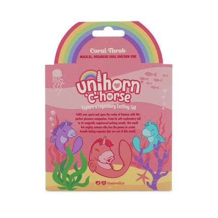 Unihorn C Horse Coral Throb Dual Unicorn Vibrator