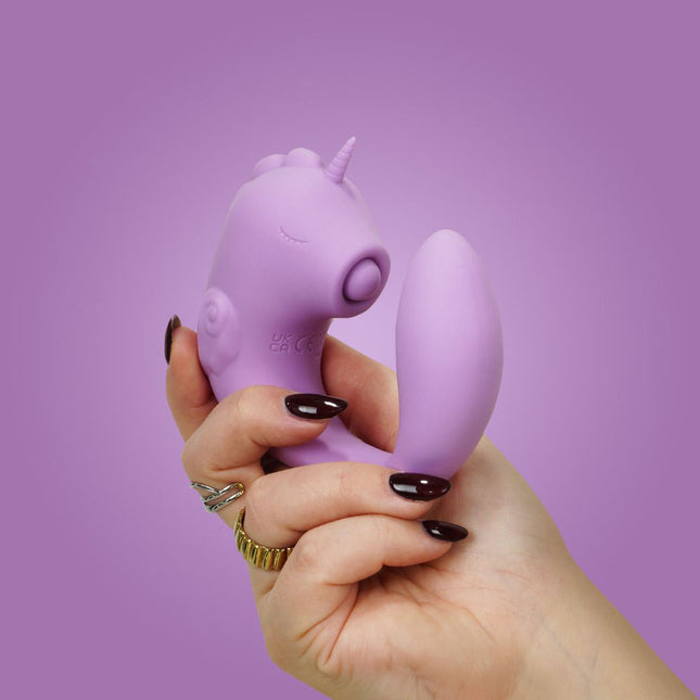 Unihorn C Horse Marina Lilac - Dual Unicorn Vibrator