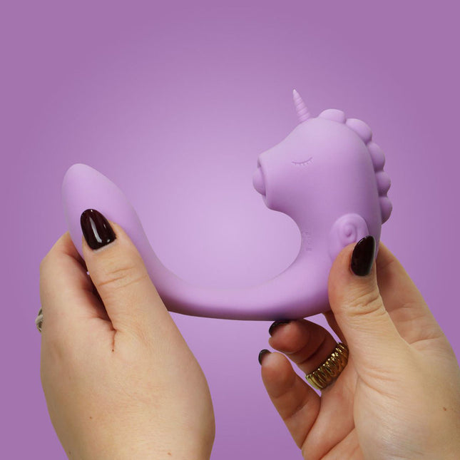 Unihorn C Horse Marina Lilac - Dual Unicorn Vibrator