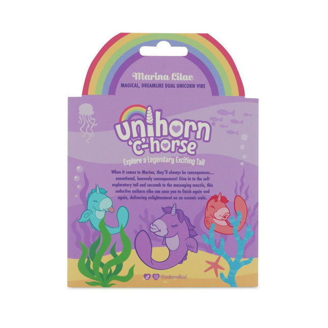 Unihorn C Horse Marina Lilac - Dual Unicorn Vibrator